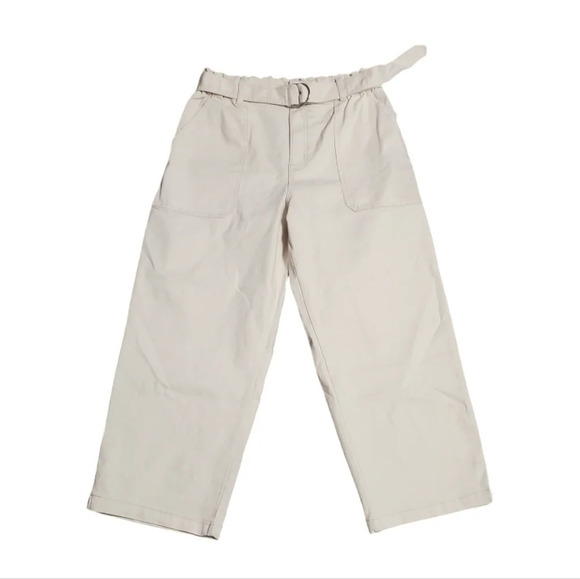 NWT Time & Tru Paperbag Waist Belted Jeans 16 - Picture 2 of 8